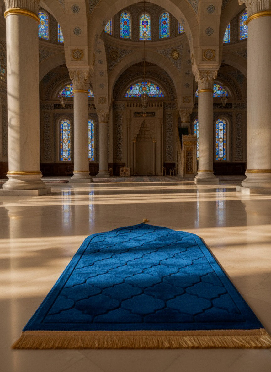 Gebetsteppich + MyDeen Verse - Behälter GRATIS dazu