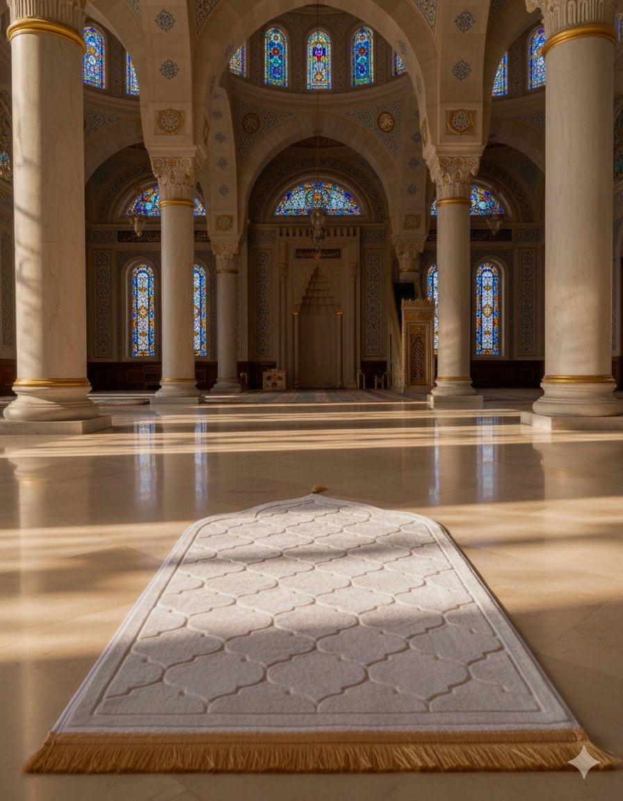 Gebetsteppich + MyDeen Verse - Behälter GRATIS dazu