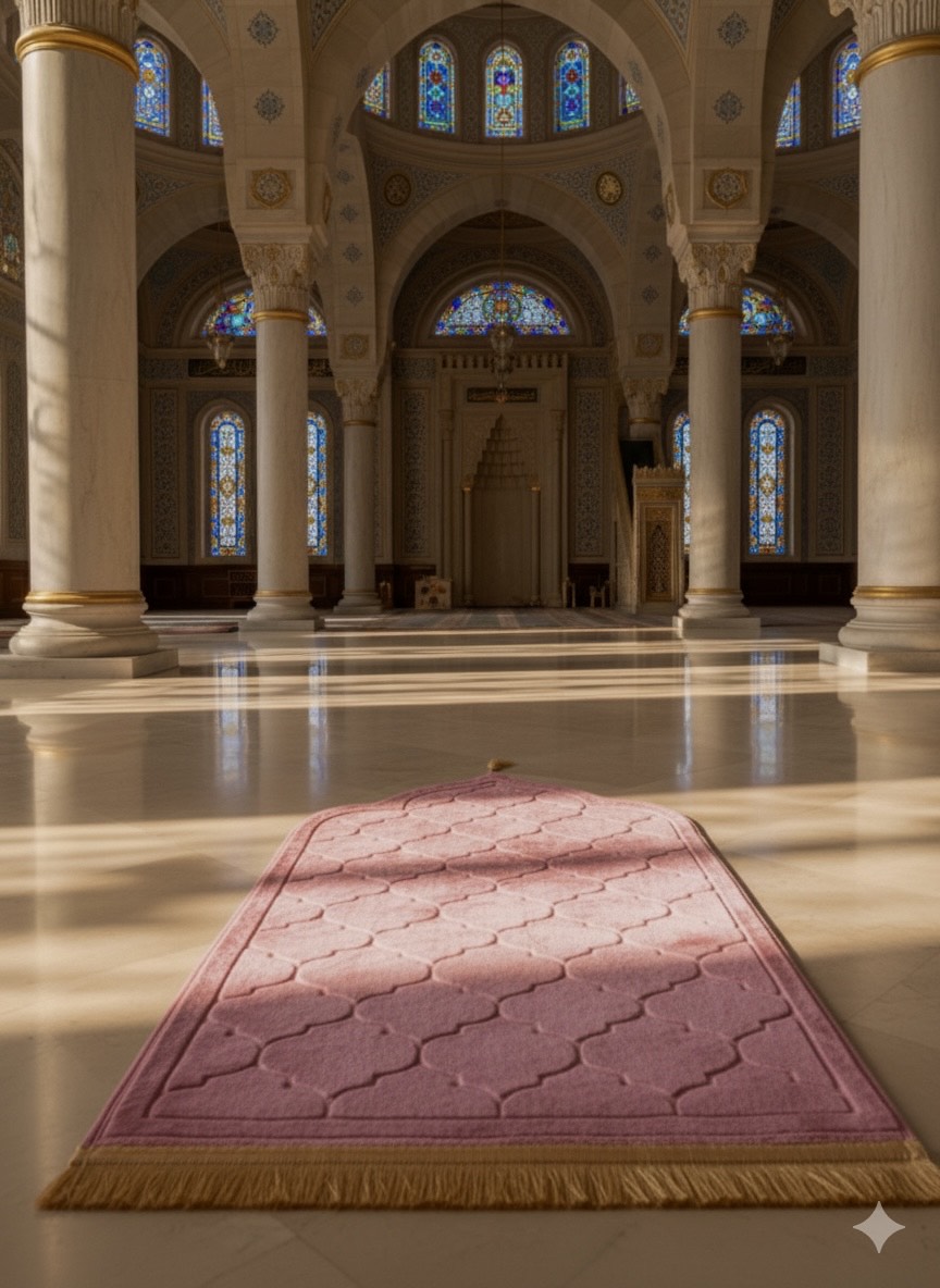 Gebetsteppich + MyDeen Verse - Behälter GRATIS dazu