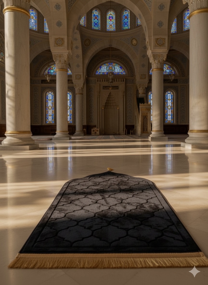 Gebetsteppich + MyDeen Verse - Behälter GRATIS dazu