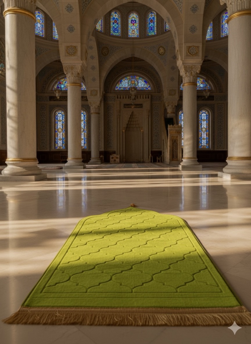 Gebetsteppich + MyDeen Verse - Behälter GRATIS dazu